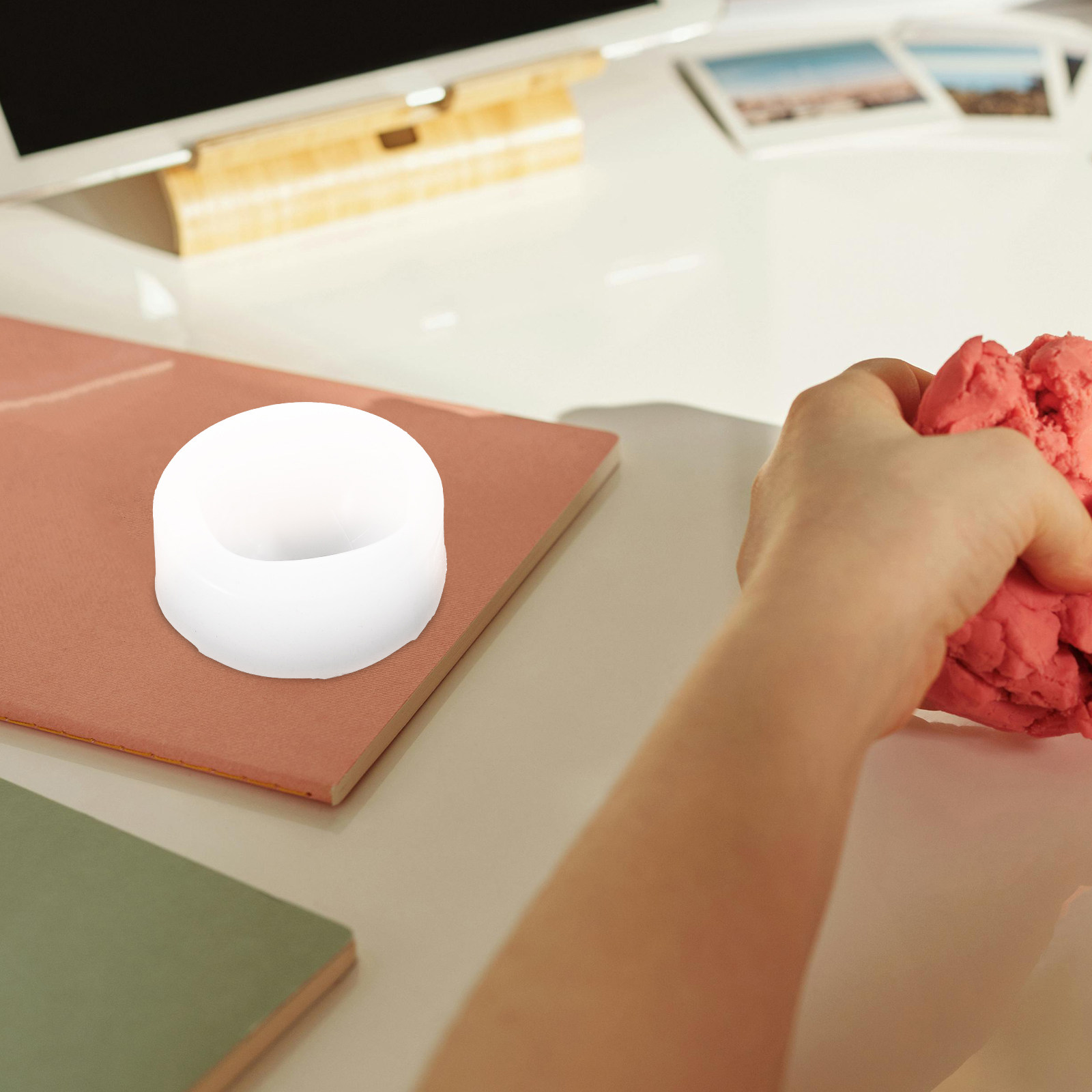 Crafting Resin - Siliconen gezichtskleivorm voor harsgieten, polymeerkleivormen, soepele