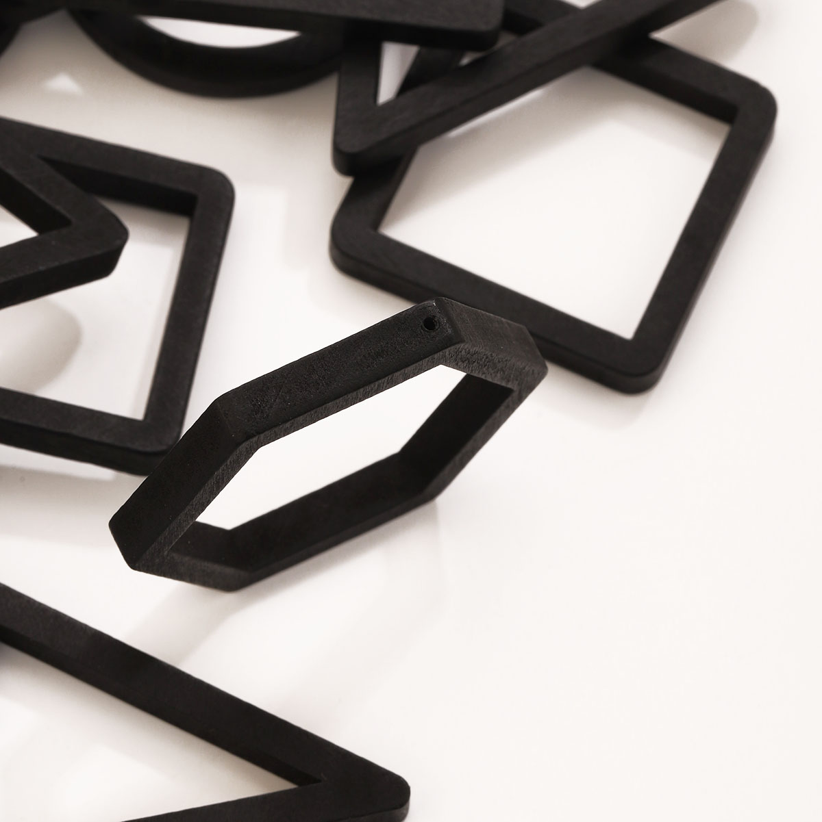 10 stuks houten hart vierkante - Crafting Resin recensie en prijs