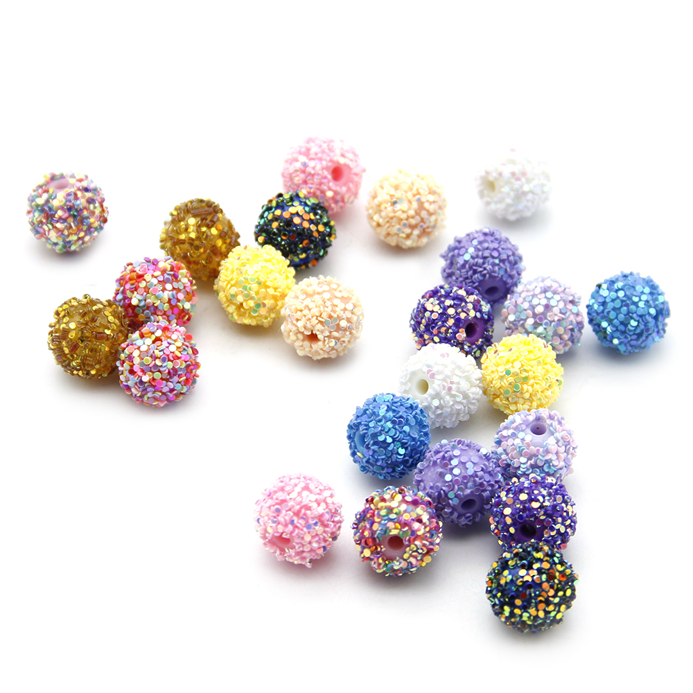 5 stks/pak Glitterharskralen,  - Resin Glitter Pack recensie en prijs