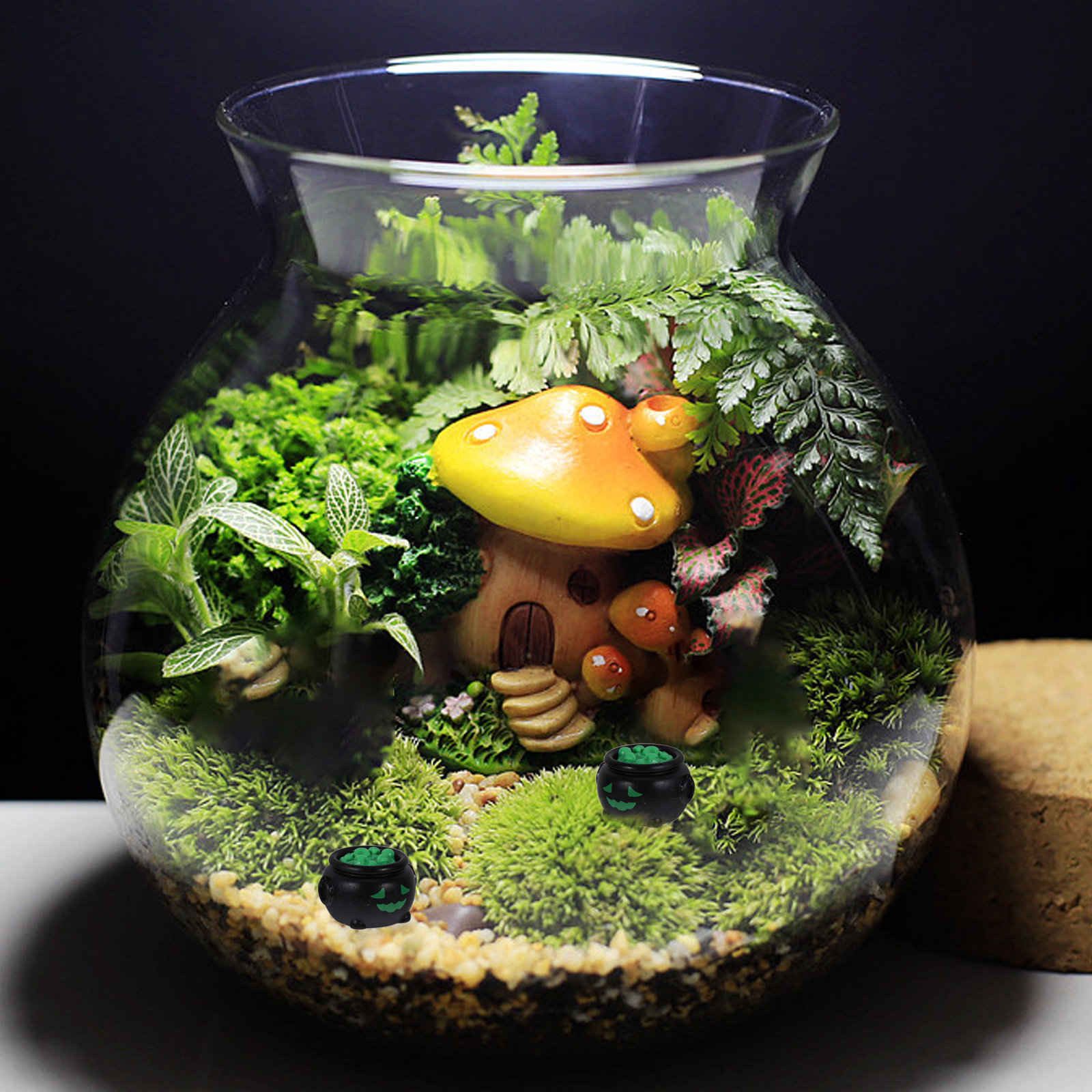 10 stuks miniatuur heksenketel - Crafting Resin recensie en prijs