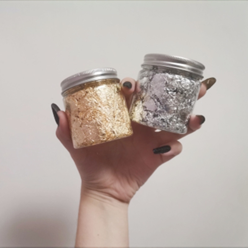 Imitatie Rose Goud Zilver Kope - Gold Foil Flakes recensie en prijs
