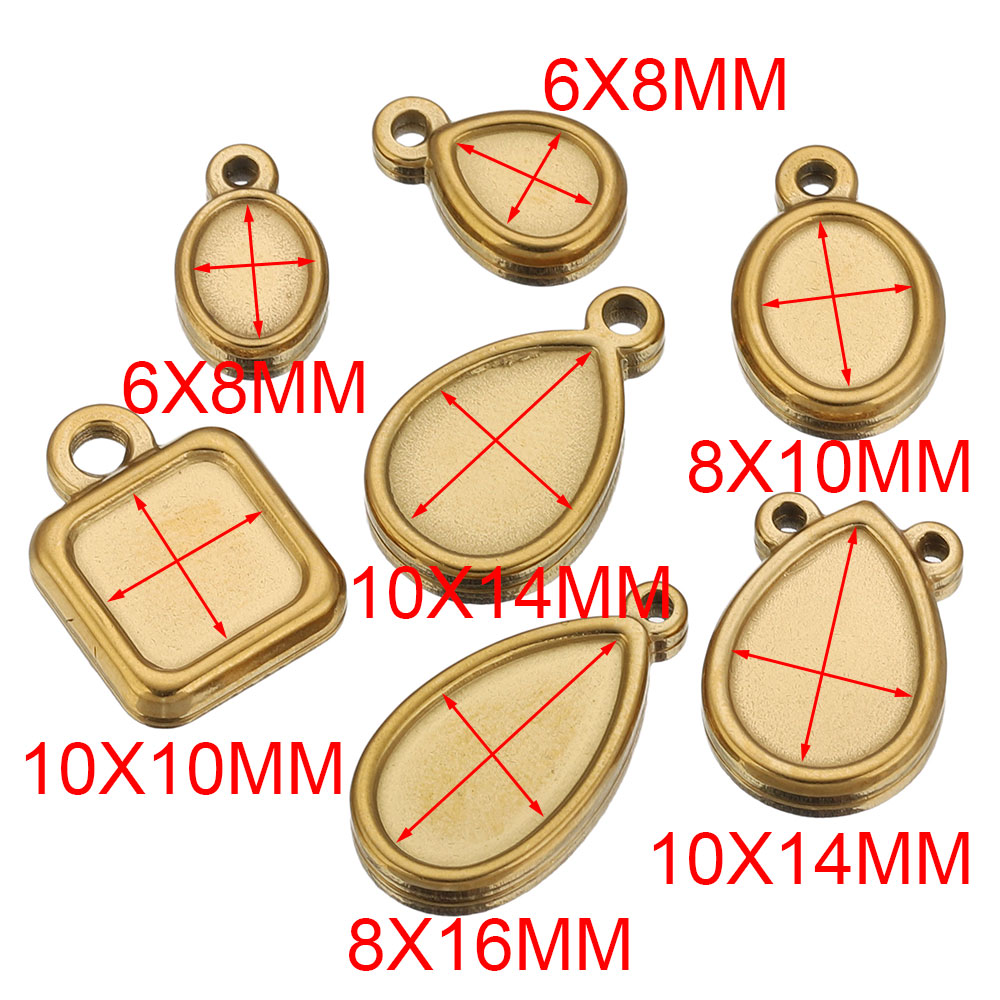5 stuks roestvrijstalen vierka - Resin Craft Projects recensie en prijs