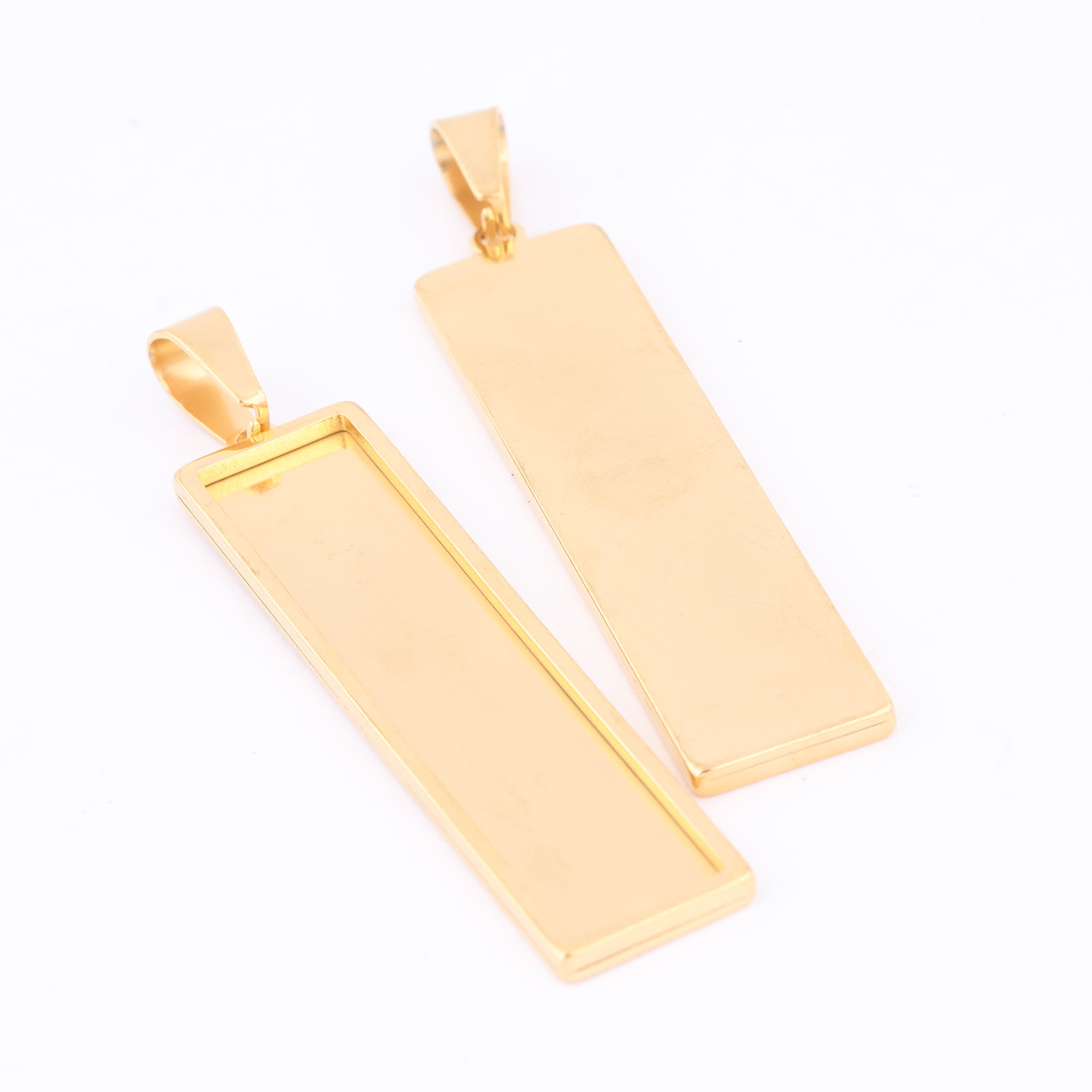 5 stuks roestvrij staal vergul - Bezels Set Pendant recensie en prijs