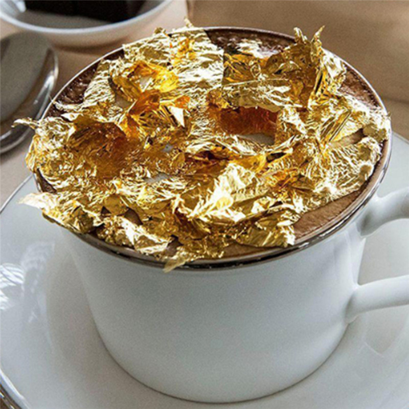 100 Stuks Vellen Puur 24K Blad - Gold Foil Flakes recensie en prijs