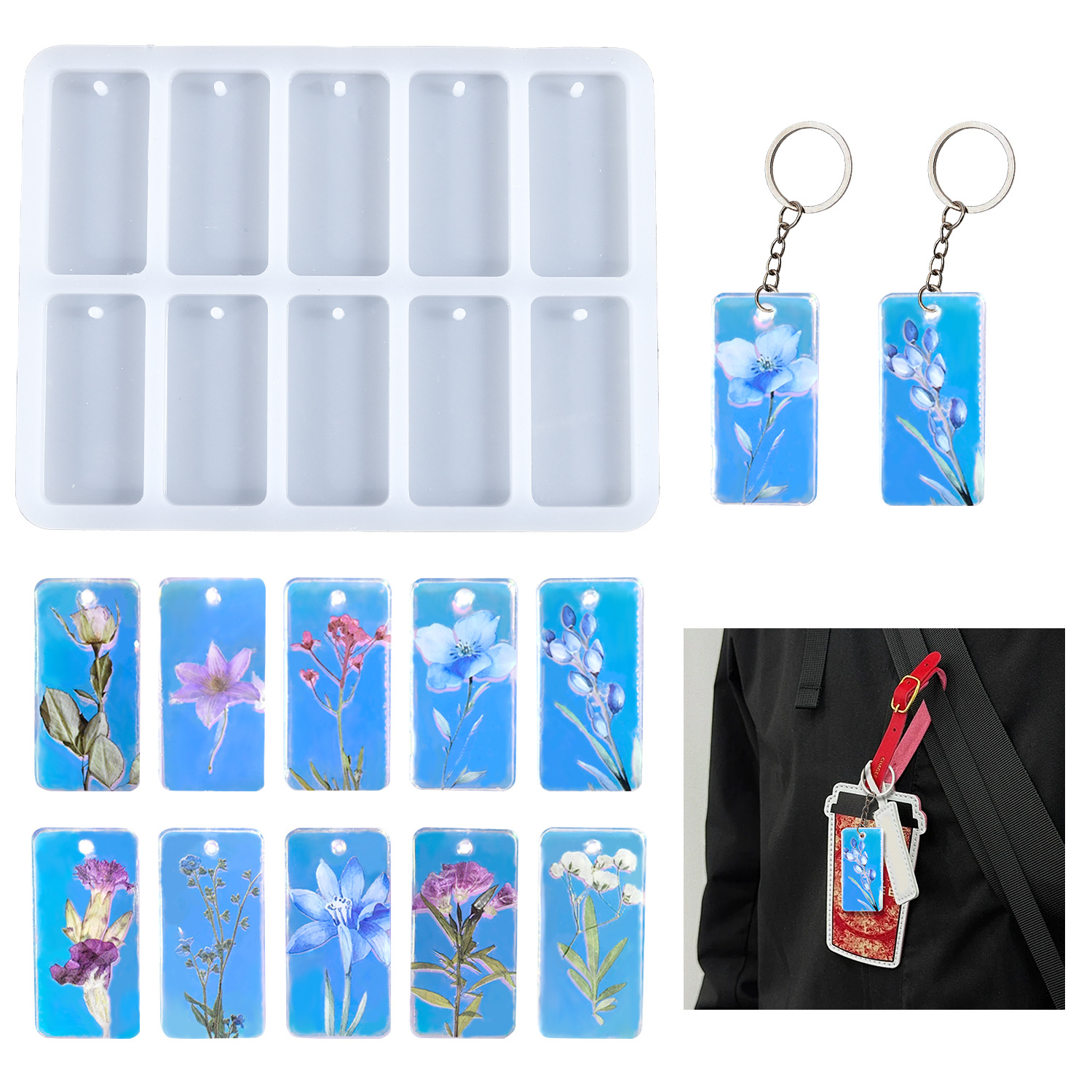 DIY epoxyhars mal 10-delige vi - Silicone Mold Tray recensie en prijs