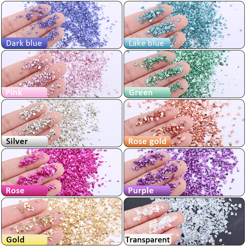 Epoxyhars Kleurrijke Metallic  - Gold Foil Flakes recensie en prijs
