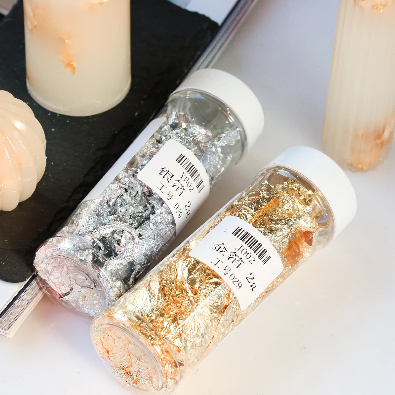 Creatieve Handgemaakte Kaars M - Gold Foil Flakes recensie en prijs
