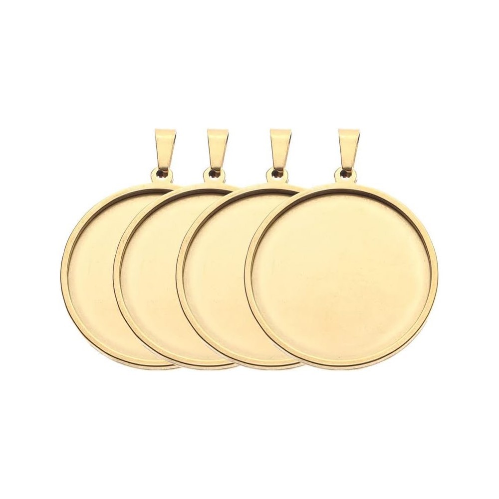 5 Stks/partij Roestvrijstalen  - Bezels Set Pendant recensie en prijs
