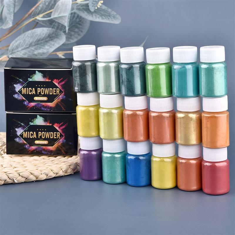 6-delige set epoxyhars kleurst - Resin Pigment Set recensie en prijs