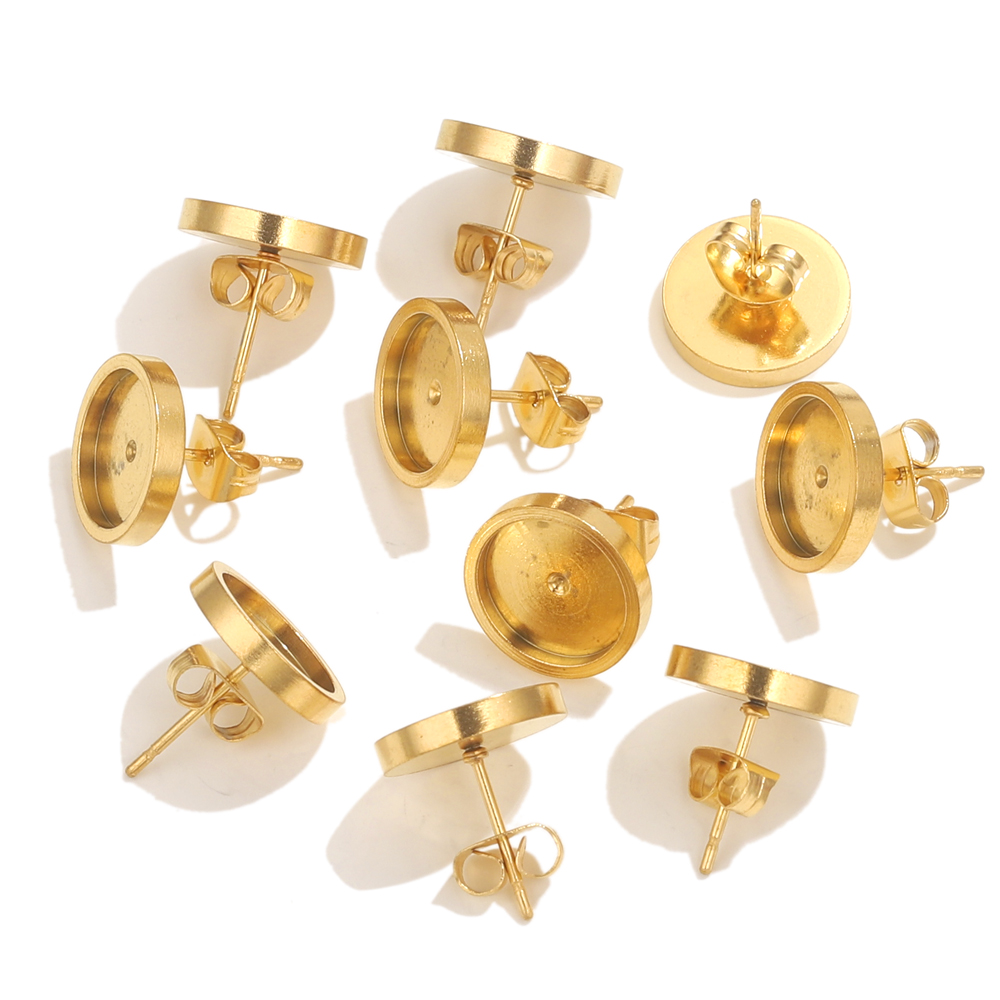 10st roestvrij staal gouden oo - Resin Craft Projects recensie en prijs